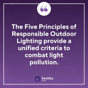Getting Started With The 5 Principles of Responsible Outdoor Lighting in Texas