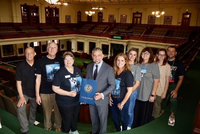 Senator Blanco and DarkSky Texas Team at the Senate.