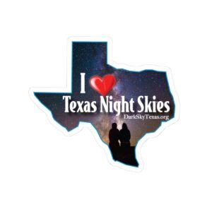 Texas Night Skies Sticker