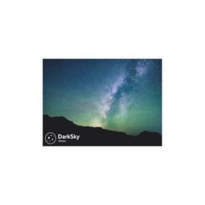 Postcard Blue Milky Way