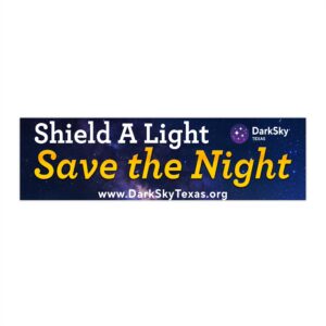 Save the Night Bumper Sticker