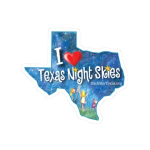 Texas Night Skies Kids Sticker