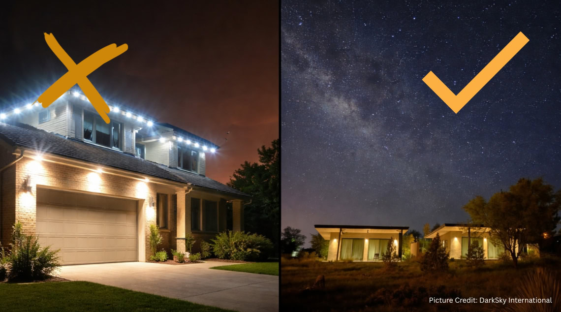 Are Your Permanent Lights Really DarkSky-Friendly
