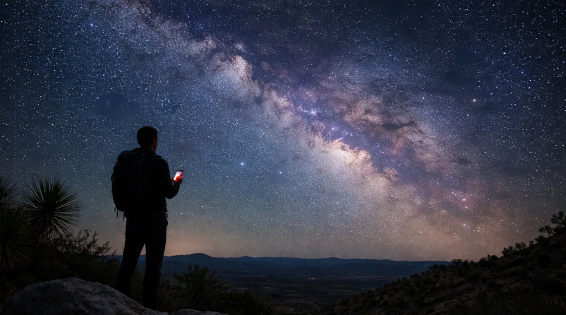 Measuring Light Pollution by Eye Using Globe at Night - Featured Image