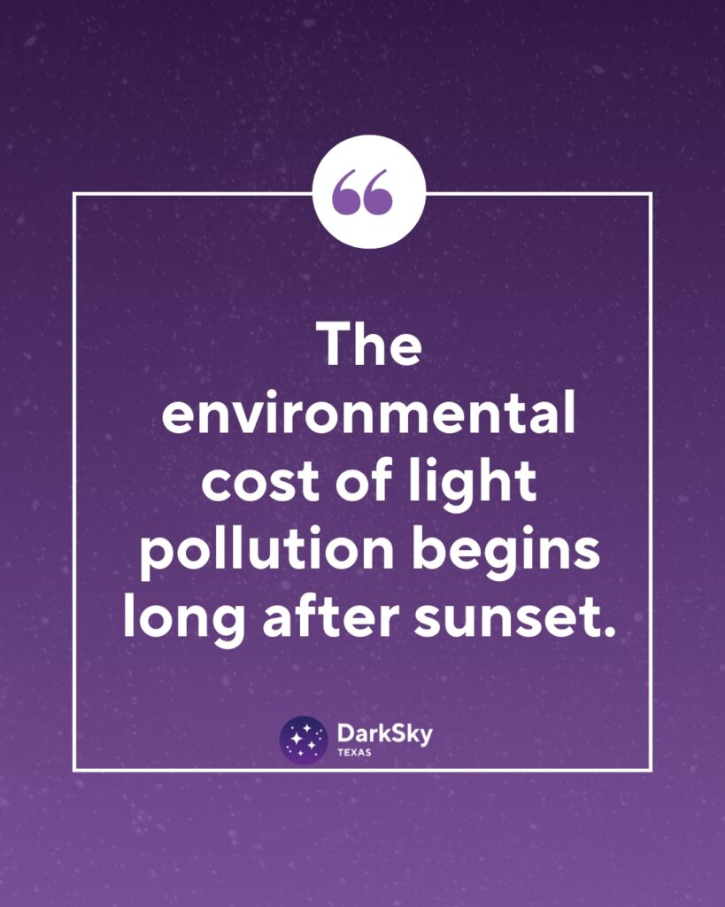 How Light Pollution Disrupts Night Ecology - Internal Image