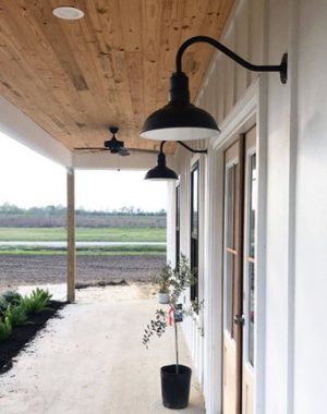 porch lights by Steel Lighting